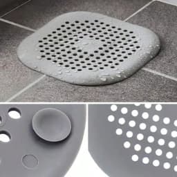 Universal Drain Hair Catcher and Tub Stopper Multi Purpose Silicone Sink Filter for Kitchen and Bathroom Easy To Clean Anti Blocking Drain Cover Pet Bathing Essential