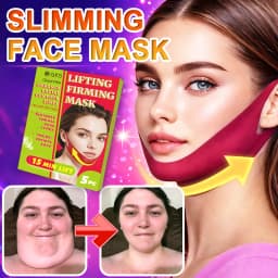 V-face Repair Mask, Eliminates double Chin, improves facial contouring, shaping bandage, quickly slims the face, removes masseter muscle, facial lifting band, anti-aging, deep hydration, creating a V-shaped face.