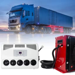 NEW 11000 BTU Truck Cab Air Conditioner 12V Split AC Kit For Semi Trucks Bus RV