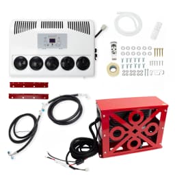 NEW 11000 BTU Truck Cab Air Conditioner 12V Split AC Kit For Semi Trucks Bus RV