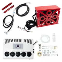 NEW 11000 BTU Truck Cab Air Conditioner 12V Split AC Kit For Semi Trucks Bus RV