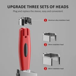 Adjustable Pipe Wrench Set Water Pipe Installer Tool Aluminum Alloy Plumber's Tooling Kit Bathroom Sink Faucet Repair Hand Tools
