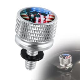 Motorcycle Accessories Rear Fender Seat Bolt Screw American Flag Chrome for Harley Electra Street Glide