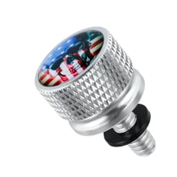 Motorcycle Accessories Rear Fender Seat Bolt Screw American Flag Chrome for Harley Electra Street Glide