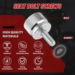 Motorcycle Accessories Rear Fender Seat Bolt Screw American Flag Chrome for Harley Electra Street Glide