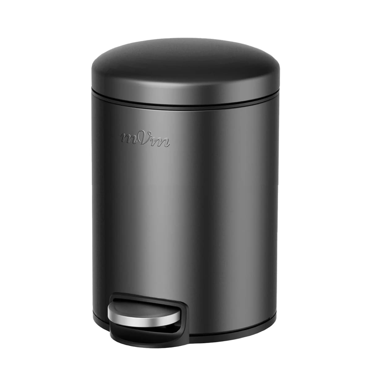 mVm Trash Can Stainless 5/12/20L Kitchen Step Trash Bin round trash can Stainless lid