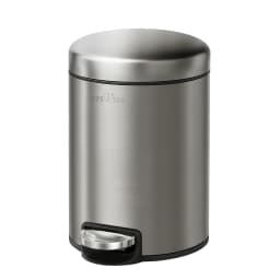 mVm Trash Can Stainless 5/12/20L Kitchen Step Trash Bin round trash can Stainless lid