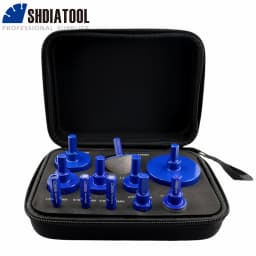 SHDIATOOL 11Pcs Diamond Drill Bit Sets Dia6-65mm Hole Saw Opener+50mm Chamfer Bit+25mm Milling Bit For Marble Tile Granite Tool