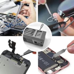 Professional Precision Screwdriver Set 71 in 1 Magnetic Bits Kit for Mobile Phone Laptop Computer Home Repair Dismantling Tools with 50mm 44mm 40mm 31mm Bits Stainless Steel Handle Ergonomic Grip Portable Electronics Repair