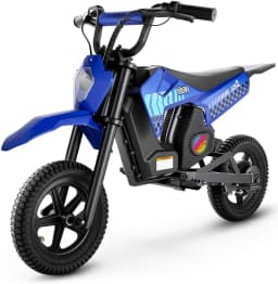Hiboy DK2 Electric Dirt Bike for Kids Age 3-7 , Up to 13Mph 3-Speed Motorcycle & 11.2 Miles Range with Smart LED Display Gift for Boys Girls