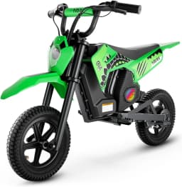 Hiboy DK2 Electric Dirt Bike for Kids Age 3-7 , Up to 13Mph 3-Speed Motorcycle & 11.2 Miles Range with Smart LED Display Gift for Boys Girls