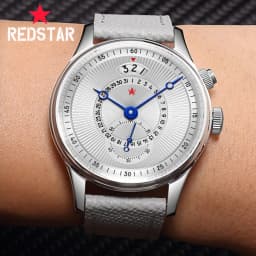 RED STAR 40mm Watches for Men Seagull ST1716 Movement 5ATM Automatic Mechanical Watch Push-Button Calendar Sapphire Crystal