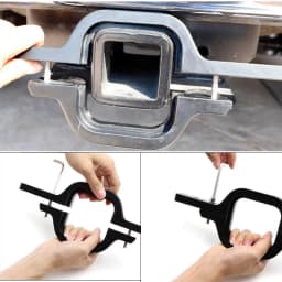 Universal 4Inch 60W Led Light Bar + Tow Hitch Mount Brackets Backup Reverse Lights Rear Search Lighting For Pickup ATV SUV Truck Trailer Spot Flood Offroad Car Lights Bar