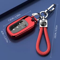 Key Fob Cover for (5 Buttons) Honda 2026 2025-2022 Civic Accord CR-V HR-V Pilot and 2026 Passport,