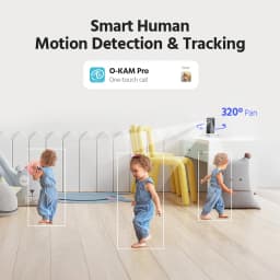 ANNKE 2K Smart Video Calling Camera, 2.4" IPS Screen, One-Click Two-Way Video Call, Auto-Answer, Human Tracking, Night Light, Motion Detection, 320° Pan, Cloud & SD Card Storage, Home Security Baby Monitor