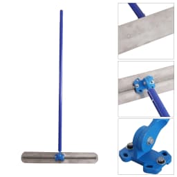 Concrete Tool Trowel Float 39''x5.9'' Concrete Finishing Trowel Aluminum Magnesium Alloy Concrete Float Cement Tool with 3 Handles,Trowel Plate and Connector