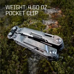 SOG 19 in 1 PowerLitre Mini Multi-tool Pliers 5 Inch Stainless Steel Folding EDC Pocket Knife With Wine Corkscrew Screwdriver Wire Cutter Scissors Can Bottle Opener For Camping Car Travel Survival Daily Carry, Portable Outdoor Emergency Repair Hand Tools