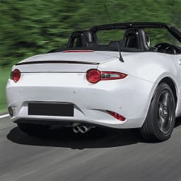Rear Trunk Lid Spoiler Wing Lip For Mazda MX-5 Miata MX5 ND 2016-2025 Convertible 2-Door Carbon Fiber Look/Gloss Black Splitter