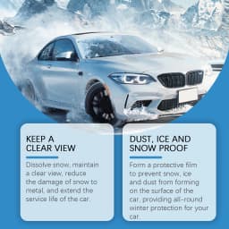 Car Snow Melting and Deicing Agent, Convenient Spray for Removing Snow, Ice and Frost on Car Windows
