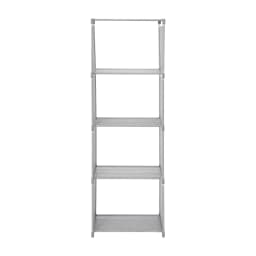 4-Tier Floor Bookshelf, Modern Narrow Storage Shelf for Living Room Office, Bookcase Organizer with 17.64lbs Capacity per Tier