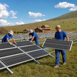 RVPOZWER 100W 18BB Rigid Solar Panels White Frame Board N-Type Solar Cells 23% High Conversion Efficiency for Home RV System Farm Outdoor Camping Off-grid Power Support