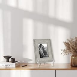 8" Easel Picture Frame – Clear Acrylic Tabletop Photo Frame Easel