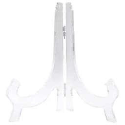 8" Easel Picture Frame – Clear Acrylic Tabletop Photo Frame Easel
