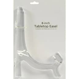 8" Easel Picture Frame – Clear Acrylic Tabletop Photo Frame Easel