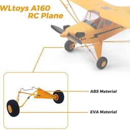 WLtoys Front Landing Gear for WLtoys XK A160 J3 RC Plane, WLtoys Big RC Airplanes Spare Parts Glider Wheel Accessories