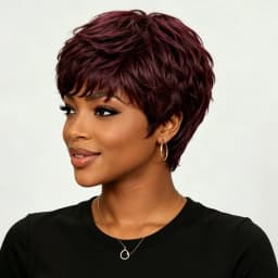 Pixie Cut Wig for Women Human Hair Pixie Wigs for Women Straight Human Hair Layered Full Machine Made Short Wigs