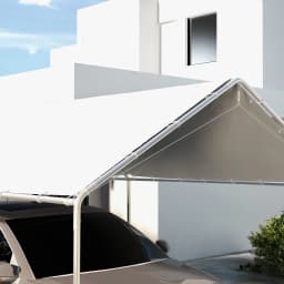 10' X 20' Carport Roof, Canopy Replacement Cover for 84C-159 Series, with Ball Bungee Cords, White