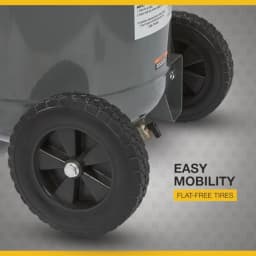 20-Gallon Air Compressor 2 HP 120 Volts 175 PSI Metal Gray High-Pressure Efficient Portable Tool
