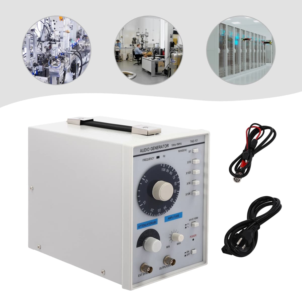 Low-Frequency Signal Generator Professional Signal Generator Dual Output Waveform High Precision Function Signal Generator