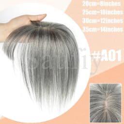 5cmx9cm Highlights Brown Human Hair Toppers With Bangs Women Clip in Hair Toppers for Thinning hair Brown Blonde Hairpieces