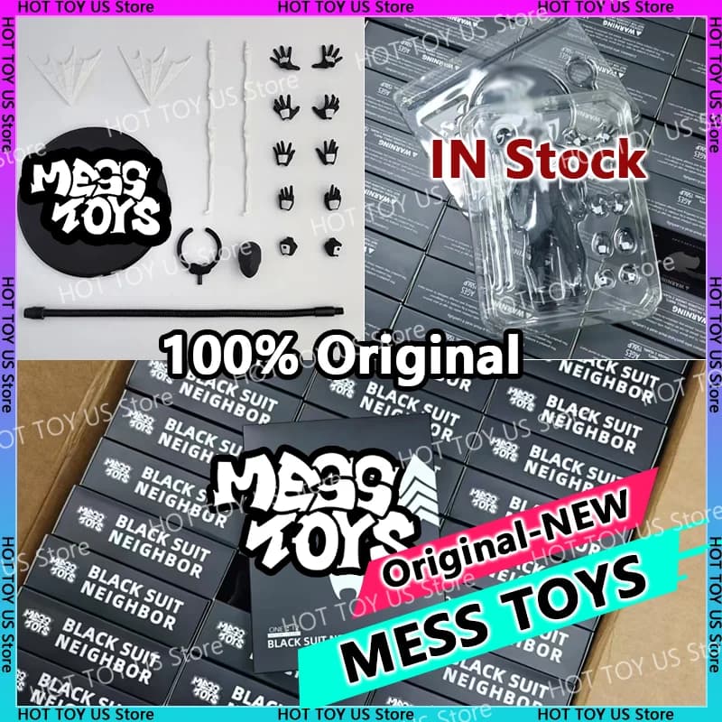 Original Mess Toys Black Suit Neighbor Mess Toys Symbiote Scarlet Anime Action Figure Figurine Model Gifts Toys