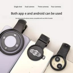 17-67mm Clip-on Polarizer Filter for Smartphone DSLR Camera Lens Black Reduces Glare and Enhances Color Saturation