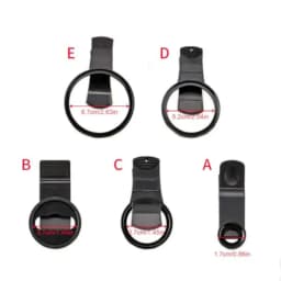 17-67mm Clip-on Polarizer Filter for Smartphone DSLR Camera Lens Black Reduces Glare and Enhances Color Saturation