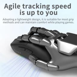 AJAZZ AJ139 V2 MC Magnetic Wireless Mouse, Ergonomic & Lightweight, for PC Gaming and Office Use, PAW3395 Sensor