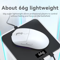 AJAZZ AJ139 V2 MC Magnetic Wireless Mouse, Ergonomic & Lightweight, for PC Gaming and Office Use, PAW3395 Sensor