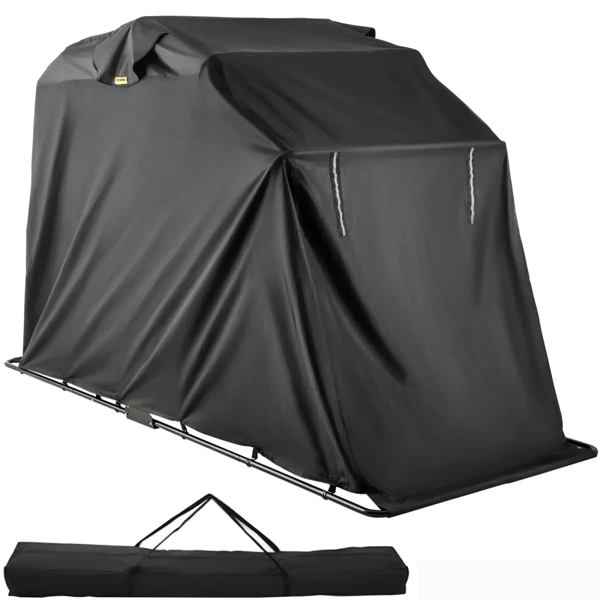 VEVOR Motorcycle Shelter Shed Strong Frame Motorbike Garage Waterproof 106.3"x 41.3"x 61" Motorbike Cover Tent Scooter Shelter