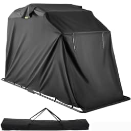 VEVOR Motorcycle Shelter Shed Strong Frame Motorbike Garage Waterproof 106.3"x 41.3"x 61" Motorbike Cover Tent Scooter Shelter