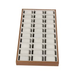 30 Compartments Watch Box, Display Case Organizer, Jewelry Storage Case, for Necklaces, Earrings, Rings