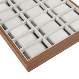 30 Compartments Watch Box, Display Case Organizer, Jewelry Storage Case, for Necklaces, Earrings, Rings
