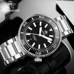 ADDIESDIV2025 New 8215 Movement 200m Waterproof BGW9 Blue Luminous Luxury Diving Automatic Watch Stainless Steel Sapphire AD2523