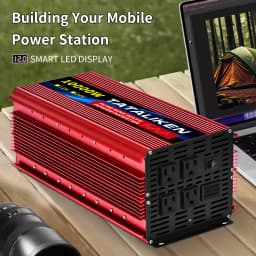 Pure Sine Wave Inverter 3500W/4000W/4500W/5000W inverter 12v converter 60HZ Portable camping car available US socket
