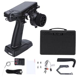 NEW RC Transmitter with Receiver Black 3.5 Inch Color Display 2.4G 11 Channel RC Transmitter with Dual Antennaes for RC Car Boat