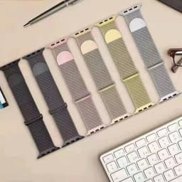Metal Milanese Strap for Apple Watch Band Ultra3/2 49mm 11 10 9 8 7 Magnetic Bracelet iWatch 6 5 4 SE2 46mm 45mm 41mm 44mm 40mm