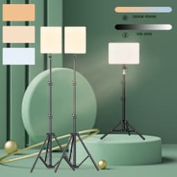 11in LED Video Fill Lamp Light Vloging Photo Studio LED Panel  With  Triopd Stand For Live Stream Makeup Meeting Group