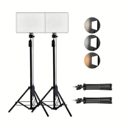 11in LED Video Fill Lamp Light Vloging Photo Studio LED Panel  With  Triopd Stand For Live Stream Makeup Meeting Group