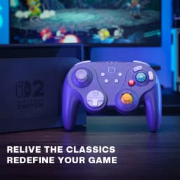 NYXI Warrior Lite Controller for Switch 2, Hall Effect Joystick Wireless Gamepad for Switch OLED/PC, Micro Switch ABXY Buttons